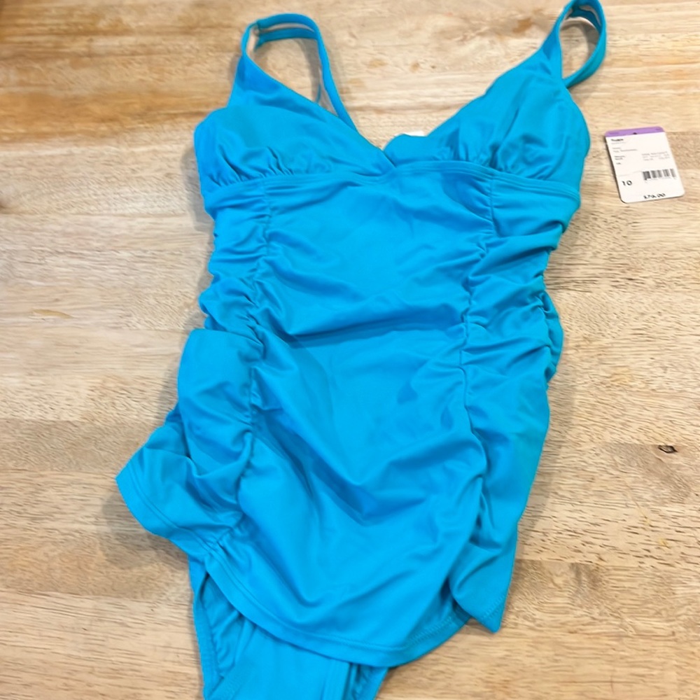 NWT tropical escapes bathing suit size 10